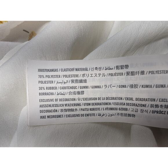 Hollister Floral Babydoll Mini Dress Ruffle Girly Size Small Adjustable Straps - Picture 7 of 10